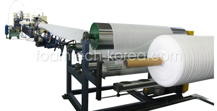 PE foam sheet extrusion line  Made in Korea